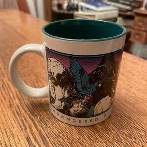 Vintage Denver Zoo Endangered Species Souvenir Coffee Cup Mug